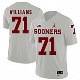 Oklahoma Sooners 71 Trent Williams White College Football Jersey Dzhi,baseball caps,new era cap wholesale,wholesale hats